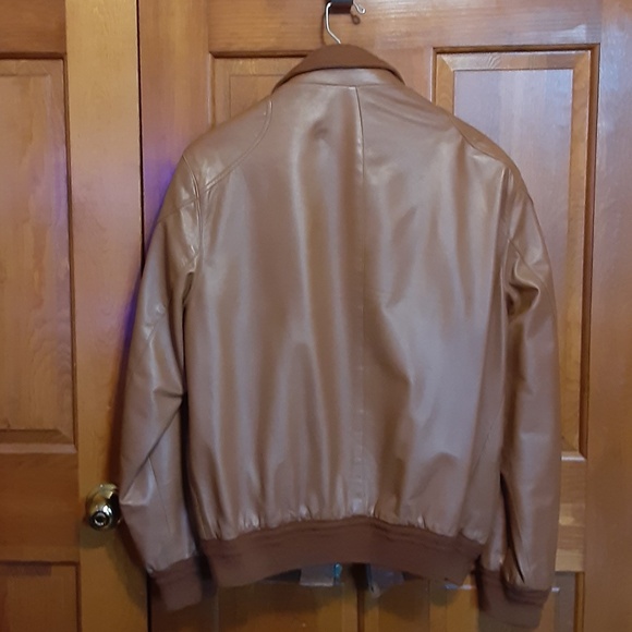 Pierotucci Italian Leather Bomber Jacket - Picture 3 of 10